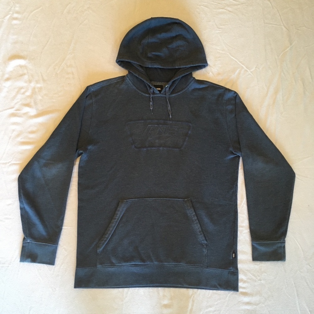 Blue Vans Hoody w/monochromatic logo